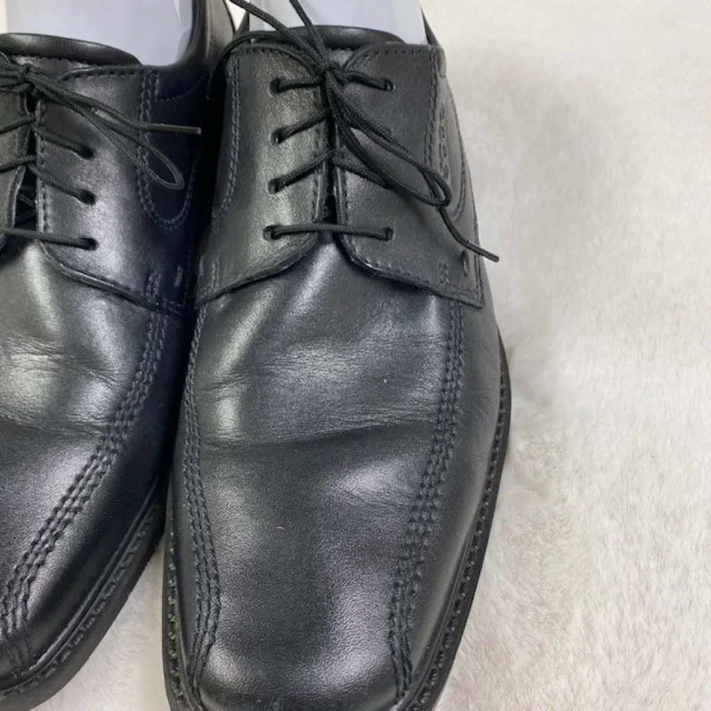 Ecco New Jersey Bike Toe Lace Up Leather‎ Oxfords, size 7